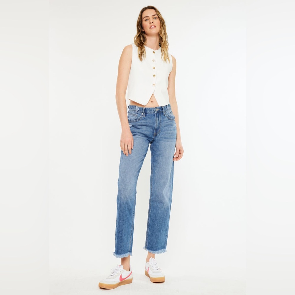 KanCan Meadow High Rise Straight Leg Jeans Medium Wash Size 8 *(5 / 26)